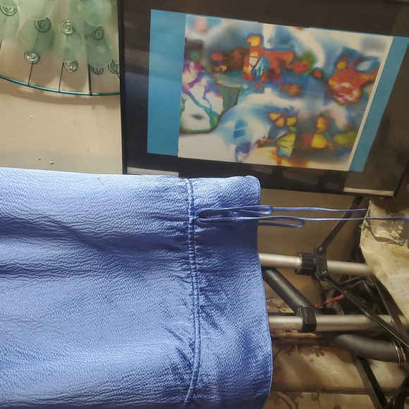 BCBGMAXAZRIA Swoop Neck Silk Blouse - Picture 6 of 9